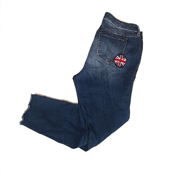 SOLD!!! Torrid Size 14 Boyfriend Crop Jeans - Picture 6 of 8